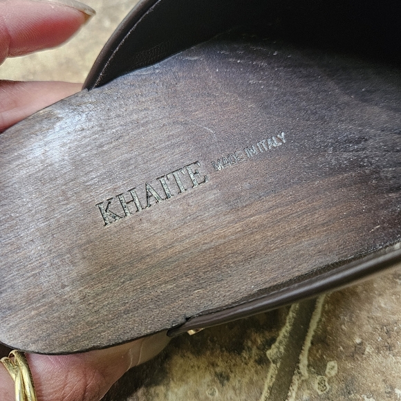 Khaite Lucca Studded Leather Clogs - Picture 8 of 16